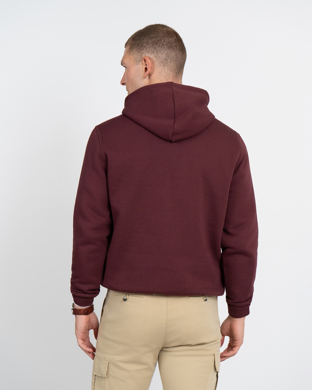 Sudadera hoodie arthur - Harper & Neyer - Burdeos Burdeos-2