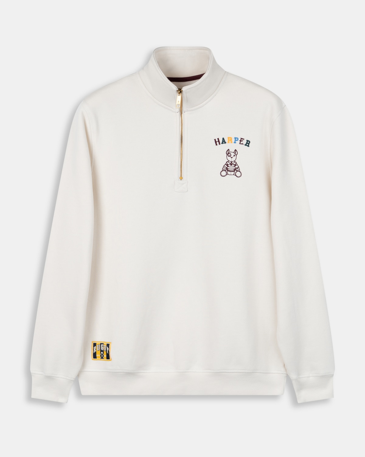 Sudadera half-zipper arthur - Harper & Neyer - Crudo Crudo-6