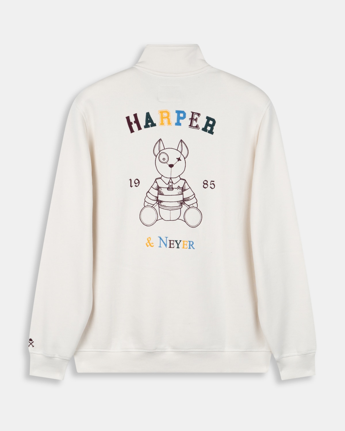 Sudadera half-zipper arthur - Harper & Neyer - Crudo Crudo-5