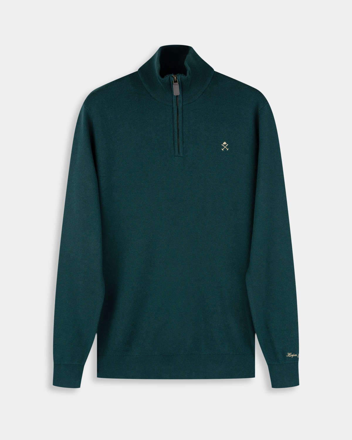 Jersey zipper - Harper & Neyer - Verde oscuro Verde oscuro-6