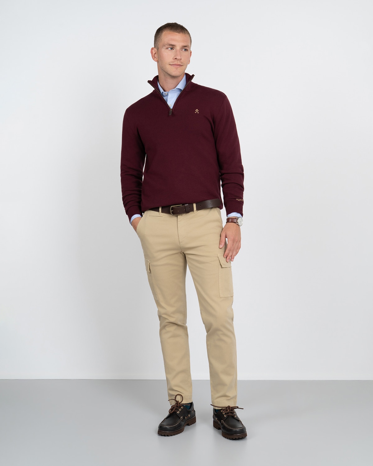 Jersey zipper - Harper & Neyer - Burdeos Burdeos-3