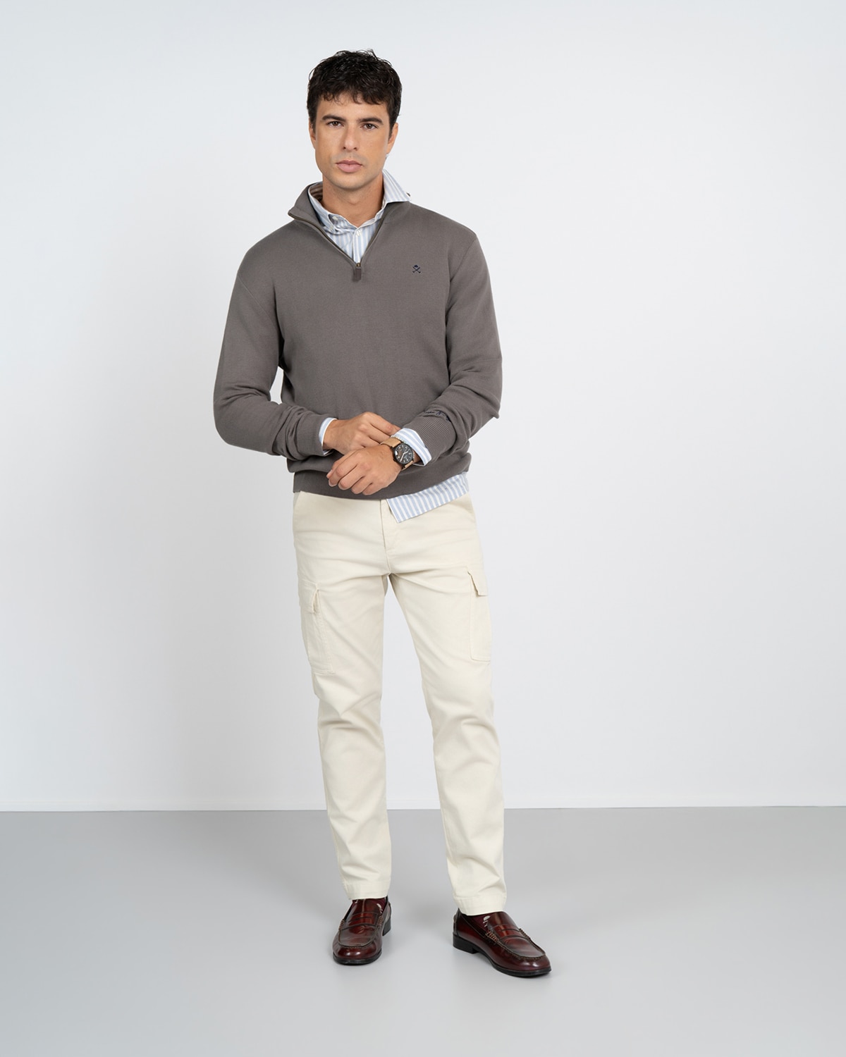 Jersey zipper - Harper & Neyer - Gris Gris-3