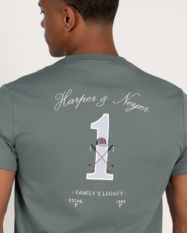 Camiseta winner - Harper & Neyer - Verde militar Verde militar-3