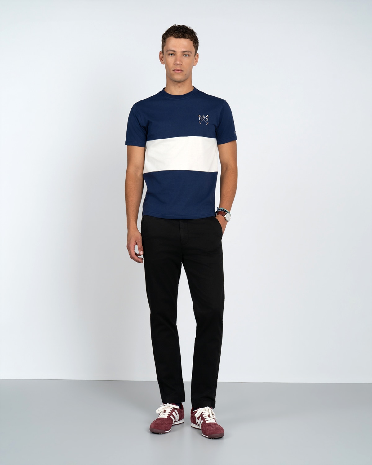 Imagen 4 de Camiseta chukker - Harper & Neyer - Burdeos Burdeos