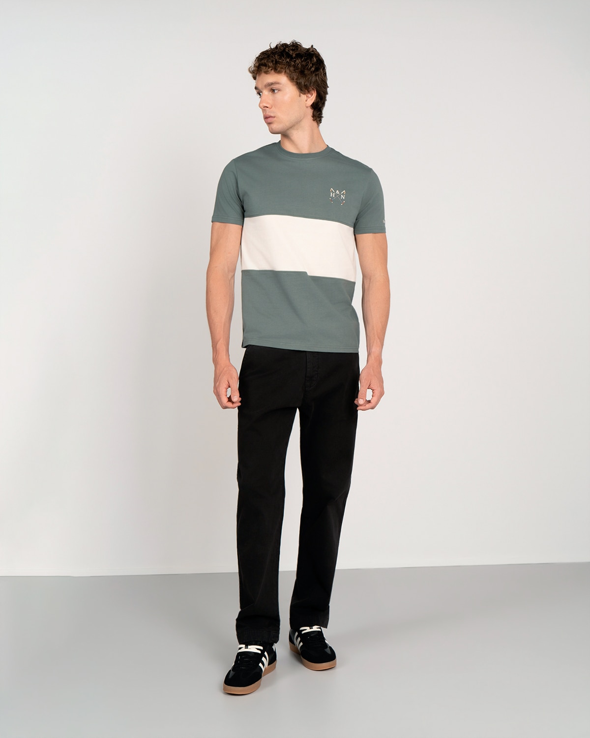 Imagen 1 de Camiseta chukker - Harper & Neyer - Verde militar Verde militar