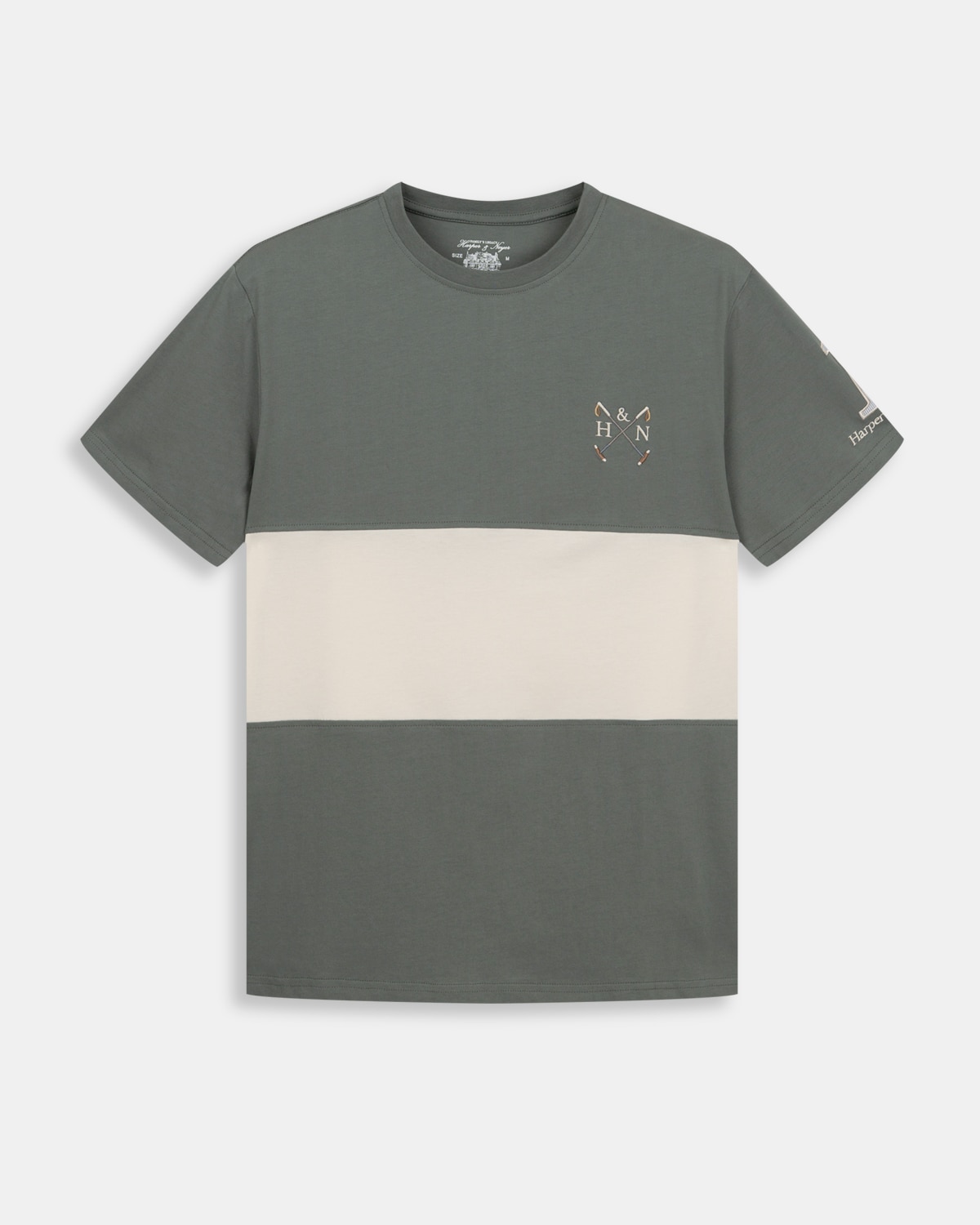 Imagen 6 de Camiseta chukker - Harper & Neyer - Verde militar Verde militar