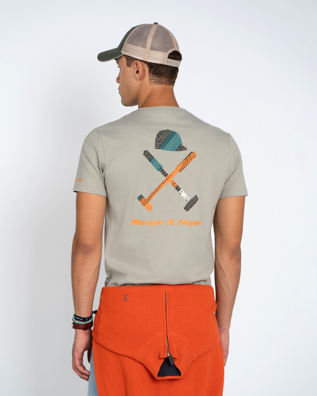 Imagen 3 de Camiseta revline - Harper & Neyer - Verde militar Verde militar
