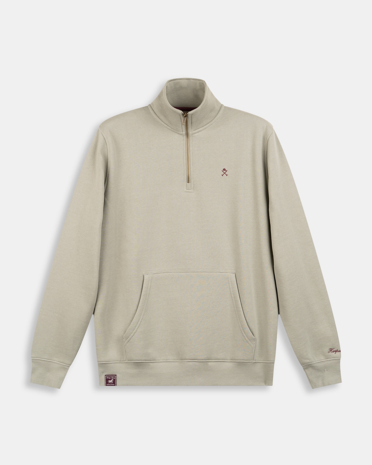 Sudadera half zipper winner - Harper & Neyer - Verde militar Verde militar-6