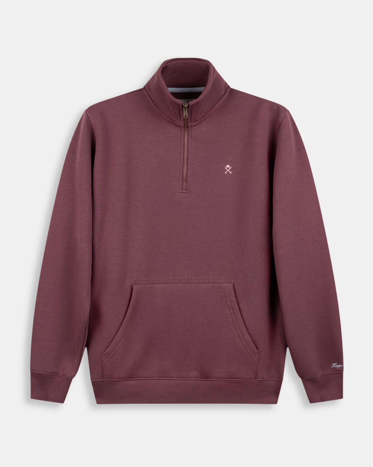 Sudadera half zipper winner - Harper & Neyer - Burdeos Burdeos-6