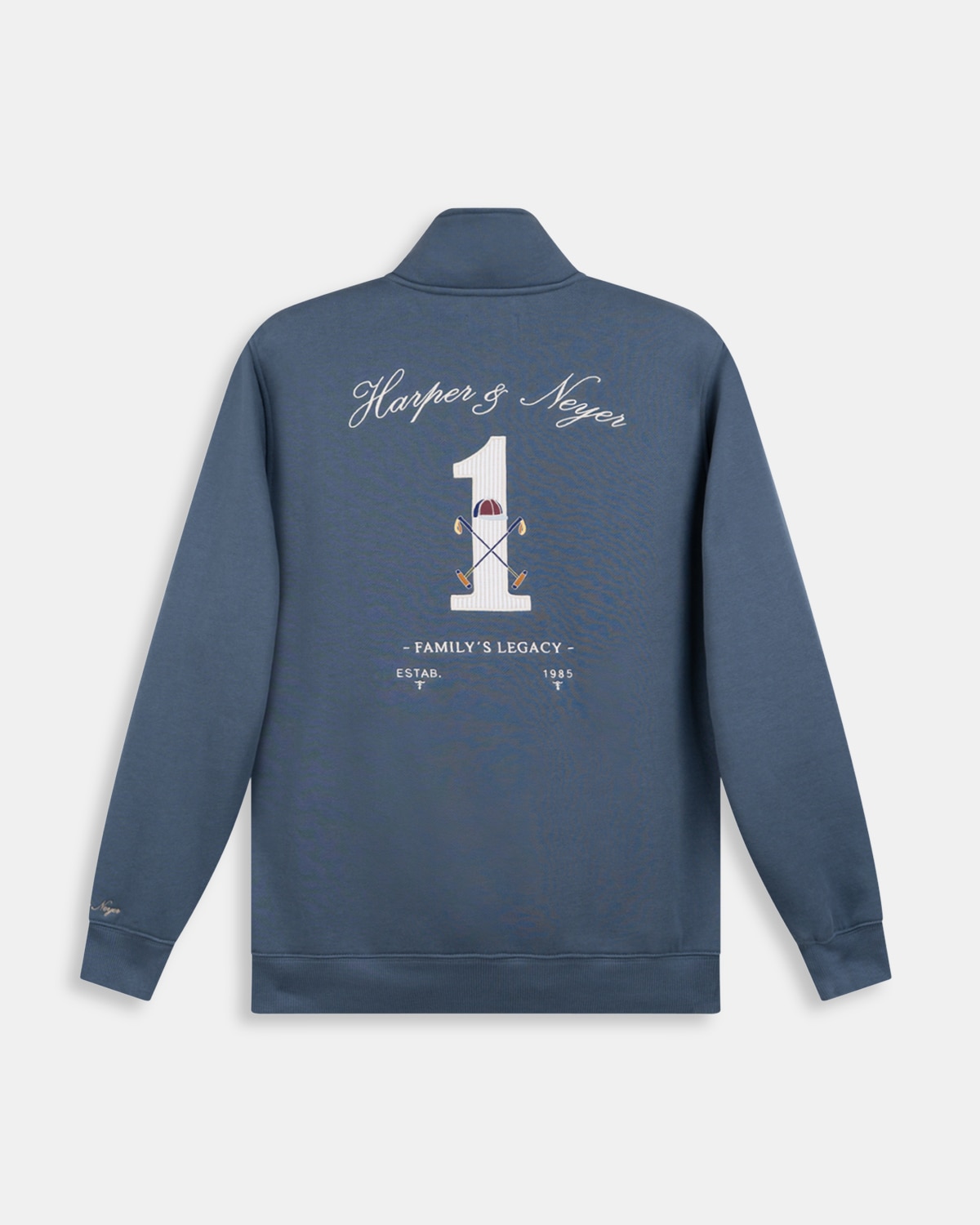 Sudadera half zipper winner - Harper & Neyer - Azul marino Azul marino-5