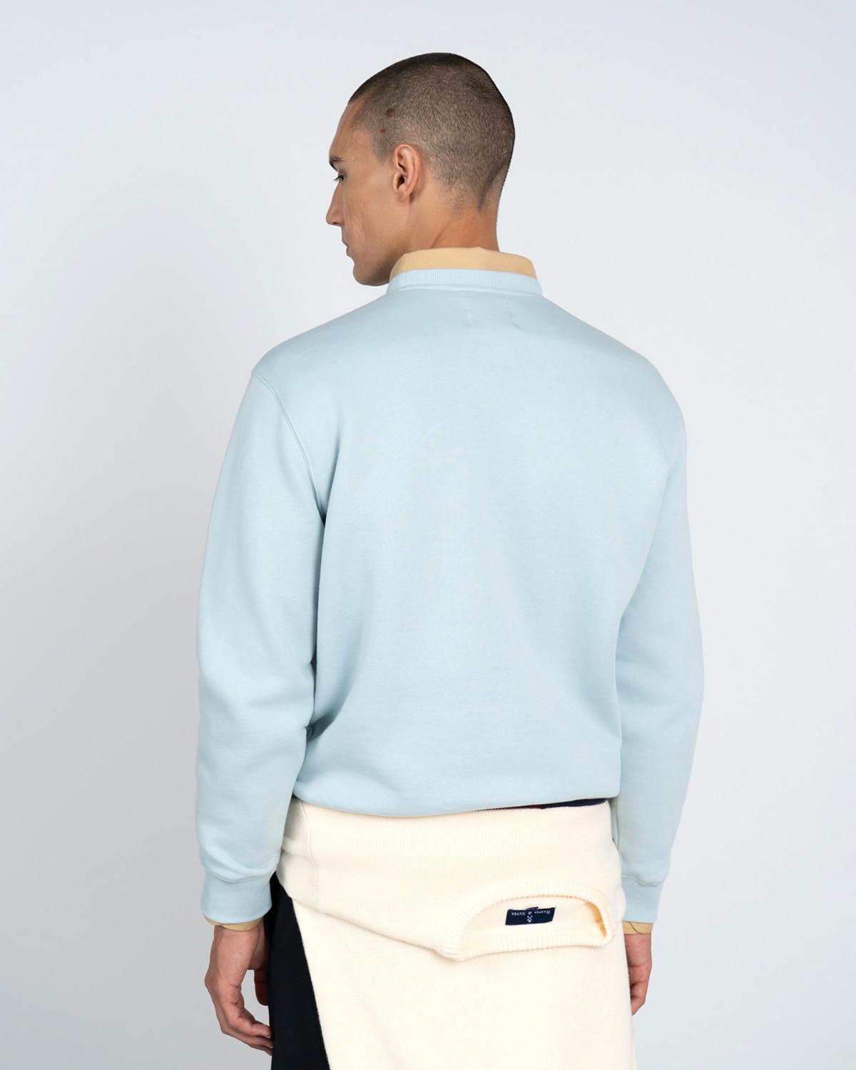 Sudadera crew-neck new england - Harper & Neyer - Azul claro Azul claro-2