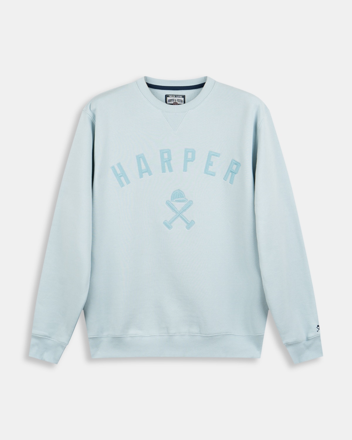 Sudadera crew-neck new england - Harper & Neyer - Azul claro Azul claro-6
