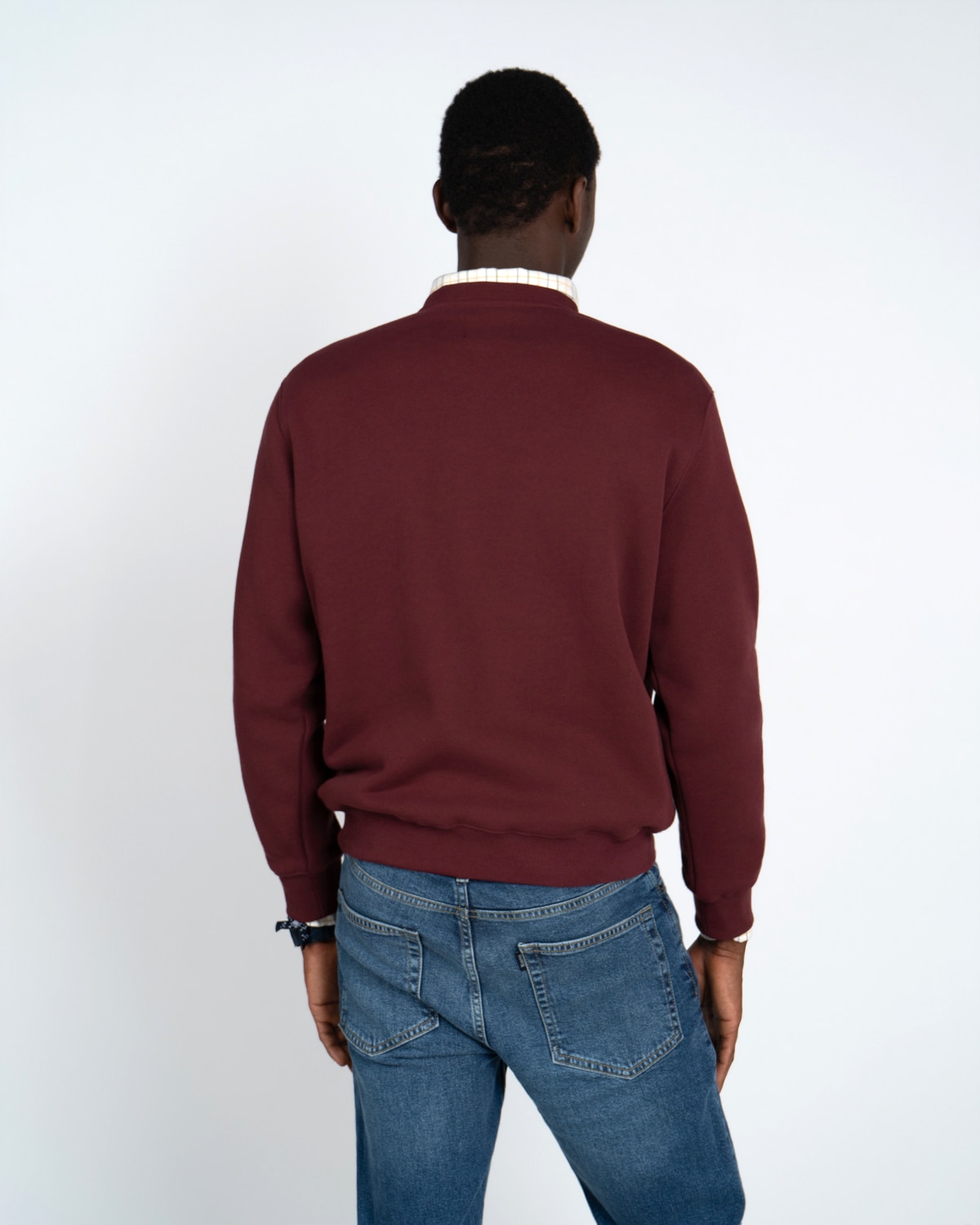 Sudadera crew-neck new england - Harper & Neyer - Burdeos Burdeos-3