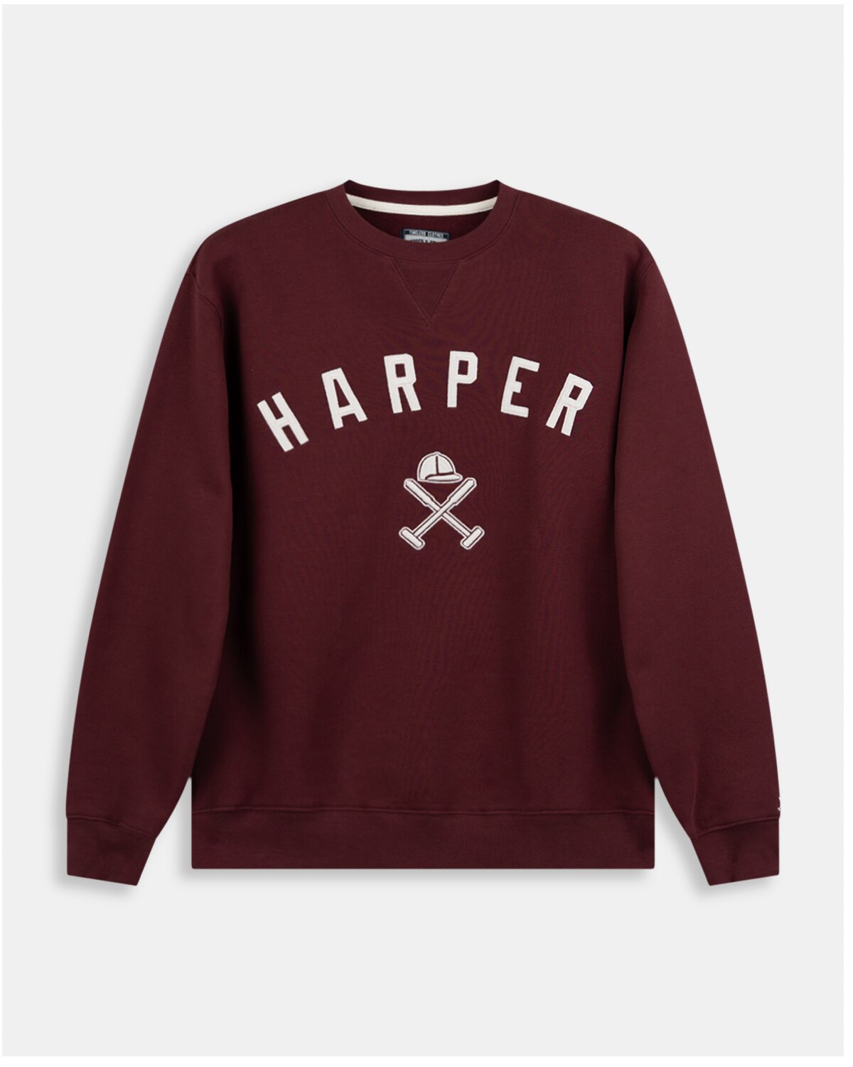 Sudadera crew-neck new england - Harper & Neyer - Burdeos Burdeos-6