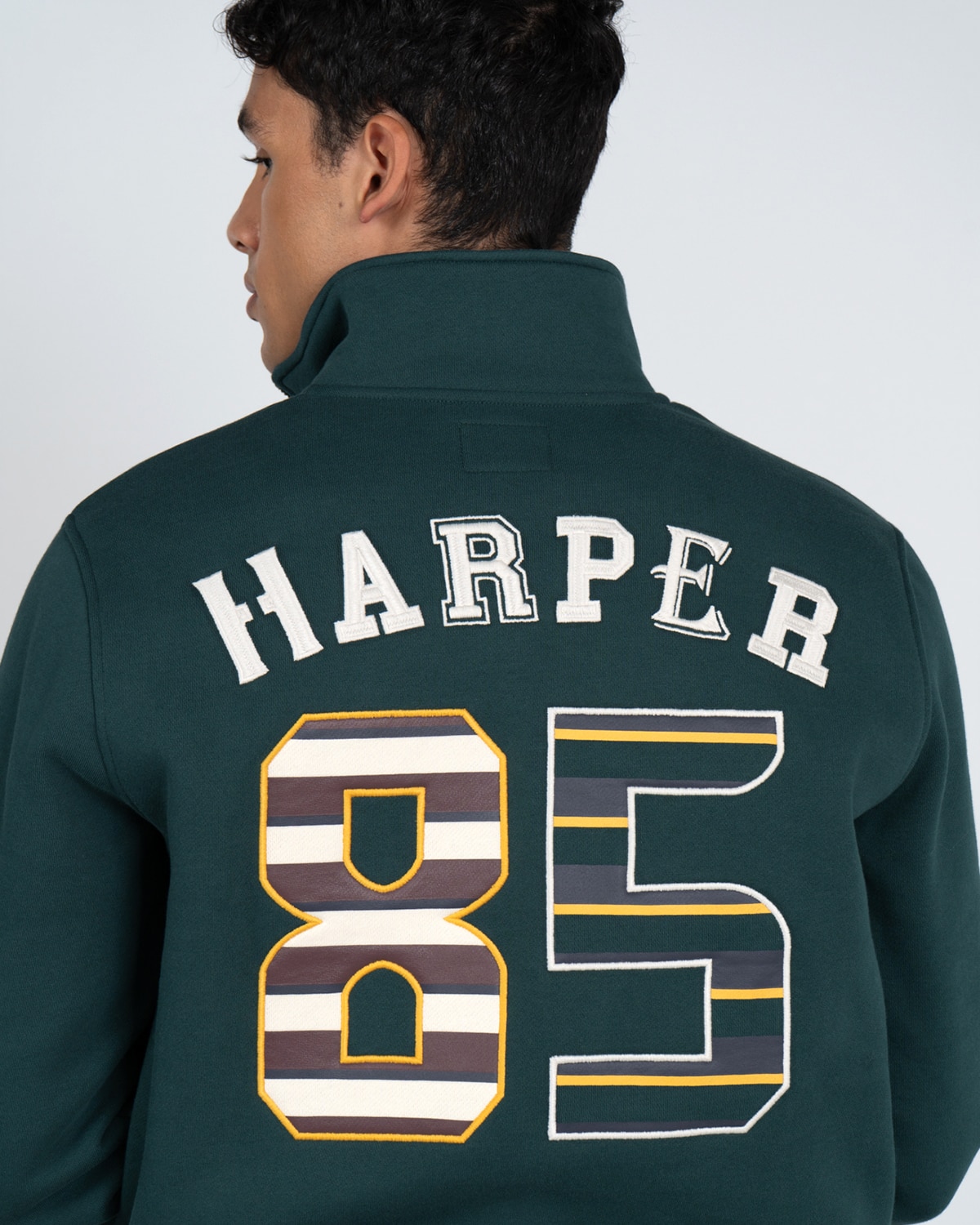 Sudadera half-zipper albany - Harper & Neyer - Verde Agua Verde Agua-3