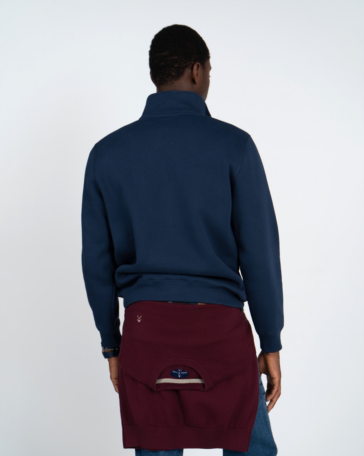 Sudadera half zipper maryland - Harper & Neyer - Azul marino Azul marino-2