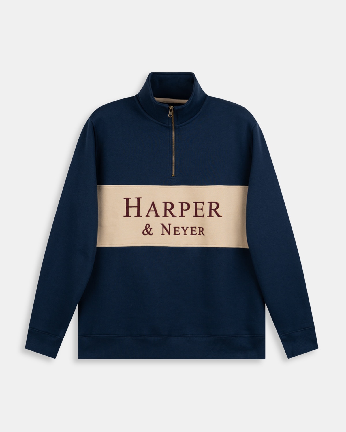 Sudadera half zipper maryland - Harper & Neyer - Azul marino Azul marino-6