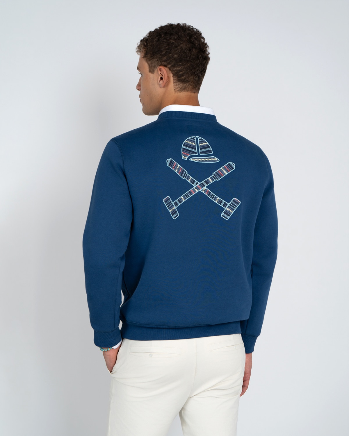 Sudadera crew-neck ranger - Harper & Neyer - Azul oscuro Azul oscuro-2