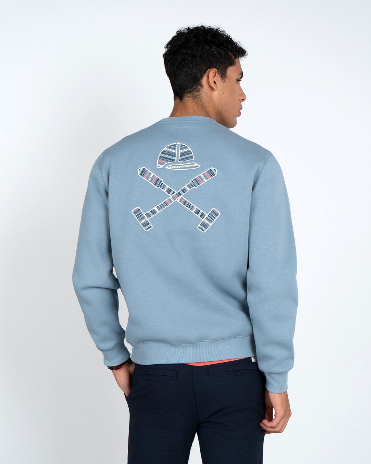 Sudadera crew-neck ranger - Harper & Neyer - Azul Azul-2