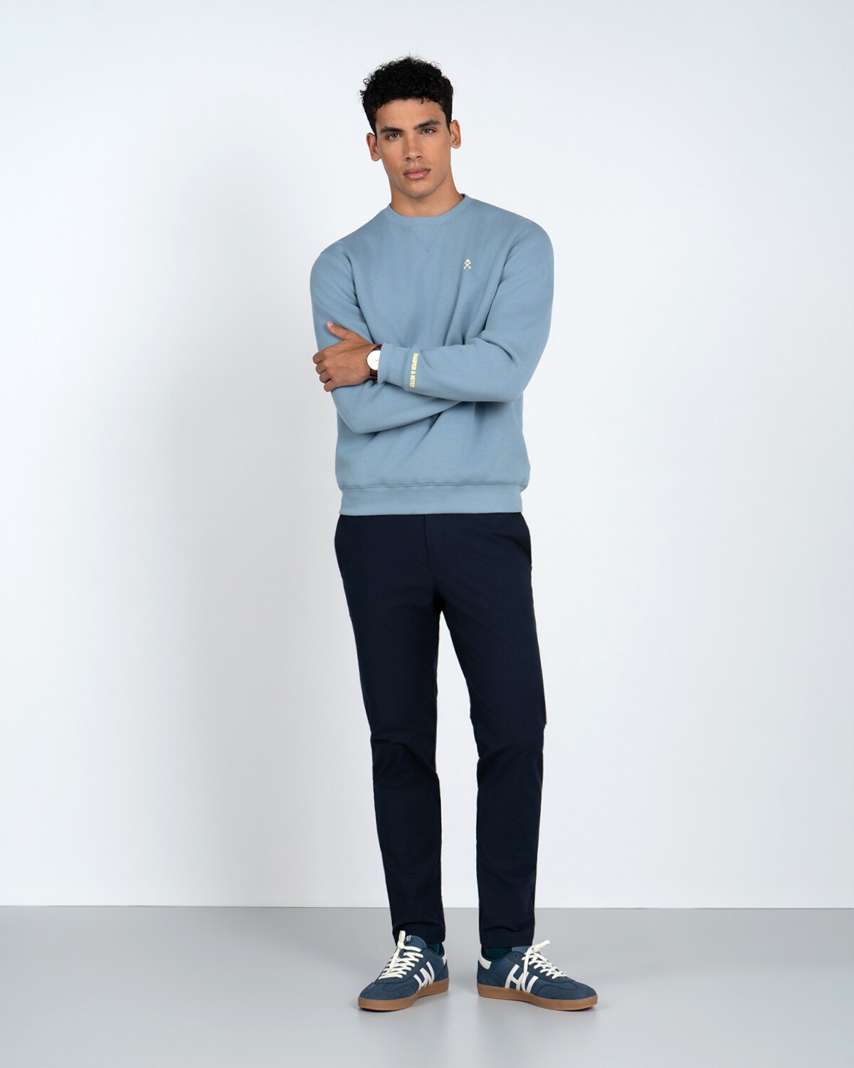 Sudadera crew-neck ranger - Harper & Neyer - Azul Azul-4