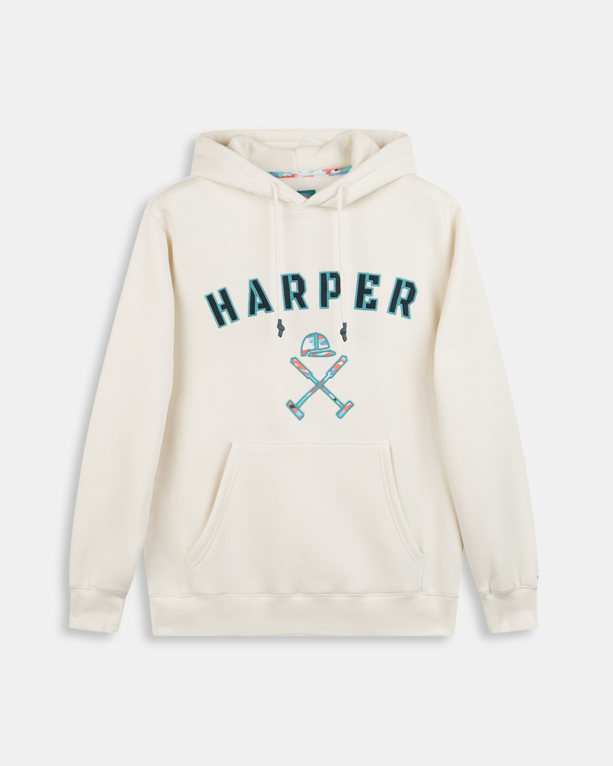 Sudadera hoodie retro - Harper & Neyer - Blanco Blanco-6