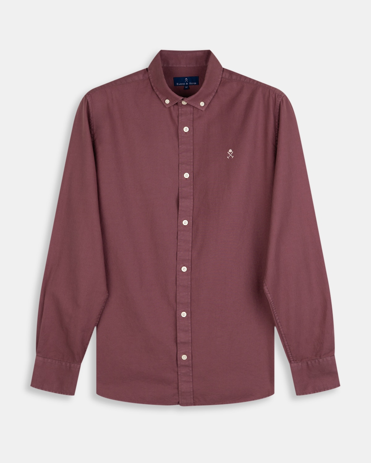 Imagen 5 de Camisa lisa - Harper & Neyer - Burdeos Burdeos