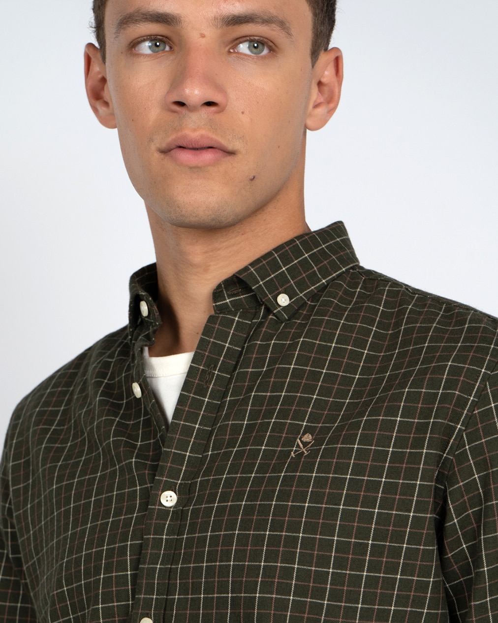 Imagen 3 de Camisa cuadros - Harper & Neyer - Verde Oliva Verde Oliva