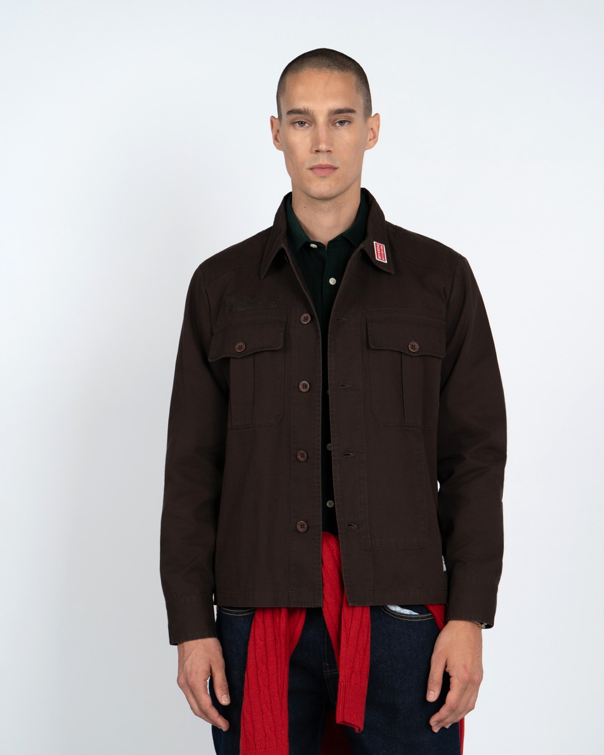 Imagen 2 de Sobrecamisa military candem - Harper & Neyer - Marrón chocolate Marrón chocolate