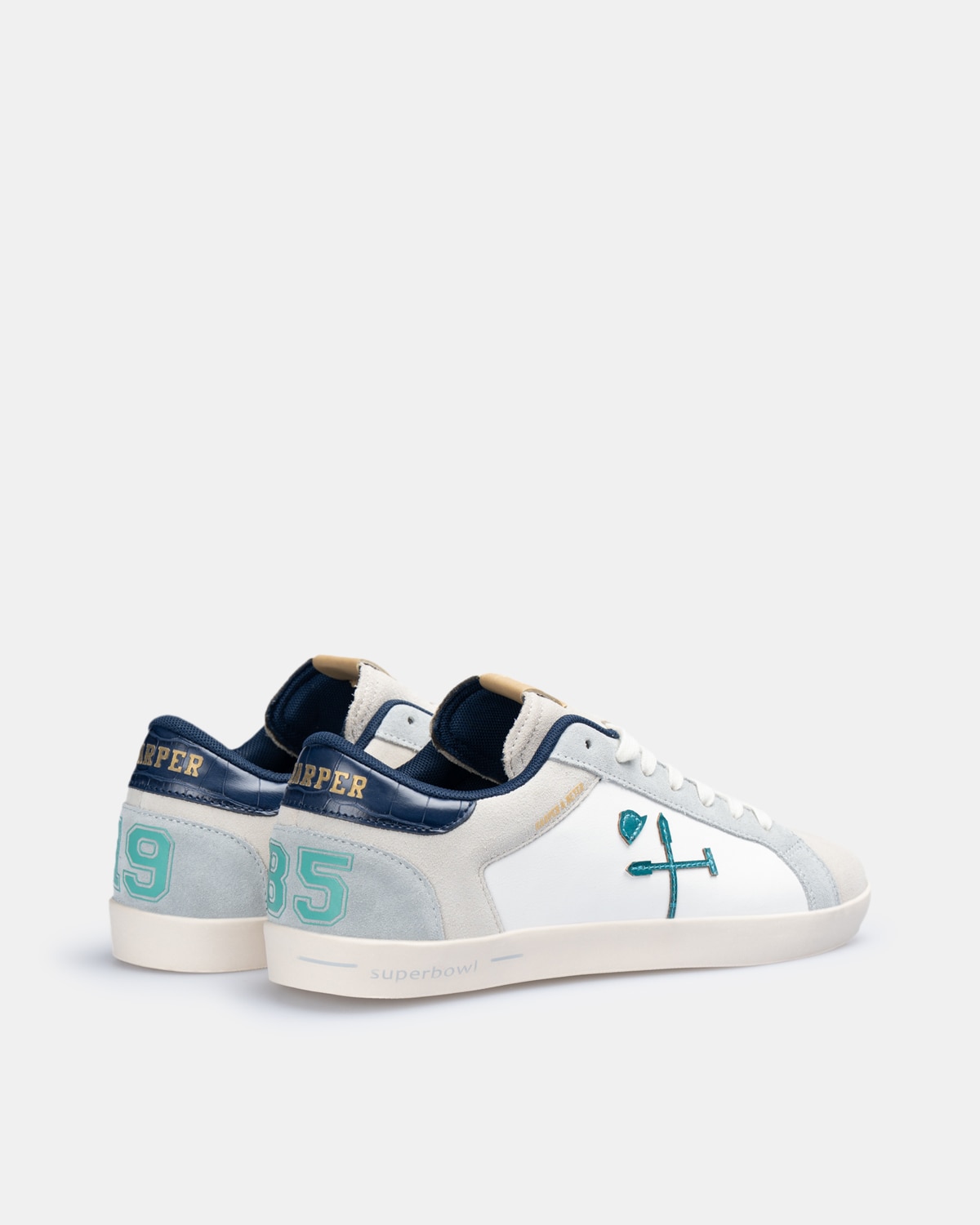 Zapatillas de vestir de hombre con cierre de cordones - Harper & Neyer - Crudo Crudo-2