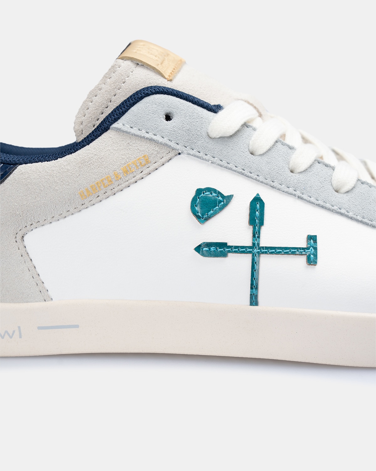 Zapatillas de vestir de hombre con cierre de cordones - Harper & Neyer - Crudo Crudo-5