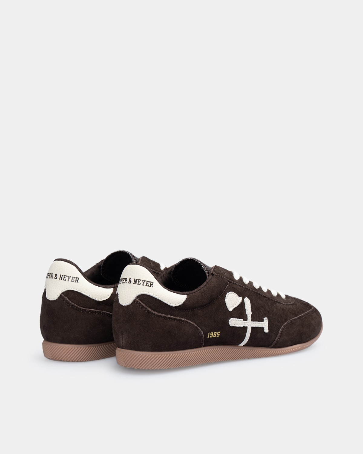 Zapatillas de vestir de hombre con cierre de cordones - Harper & Neyer - Marrón oscuro Marrón oscuro-2