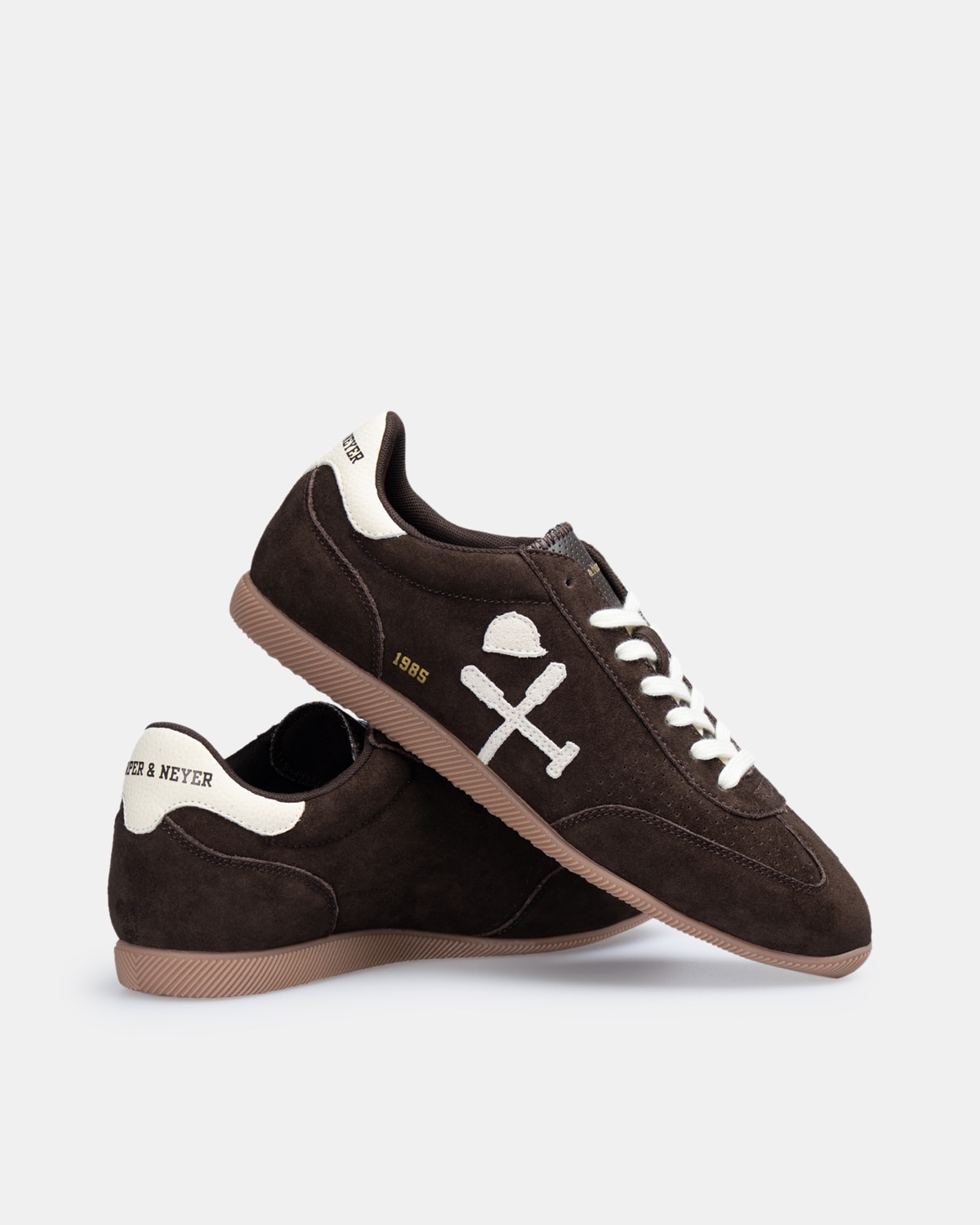 Zapatillas de vestir de hombre con cierre de cordones - Harper & Neyer - Marrón oscuro Marrón oscuro-4