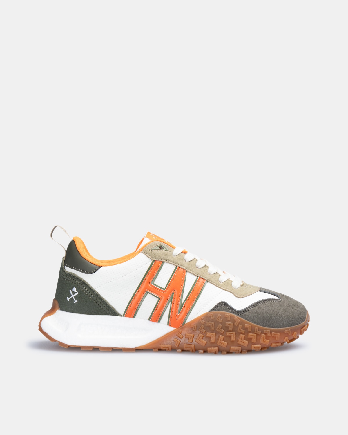 Zapatillas de vestir de hombre con cierre de cordones - Harper & Neyer - Verde militar Verde militar-1