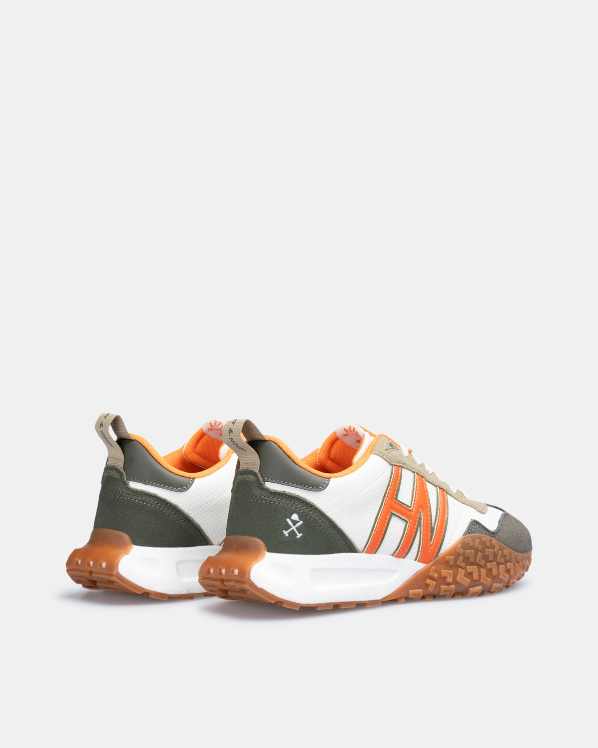 Zapatillas de vestir de hombre con cierre de cordones - Harper & Neyer - Verde militar Verde militar-2