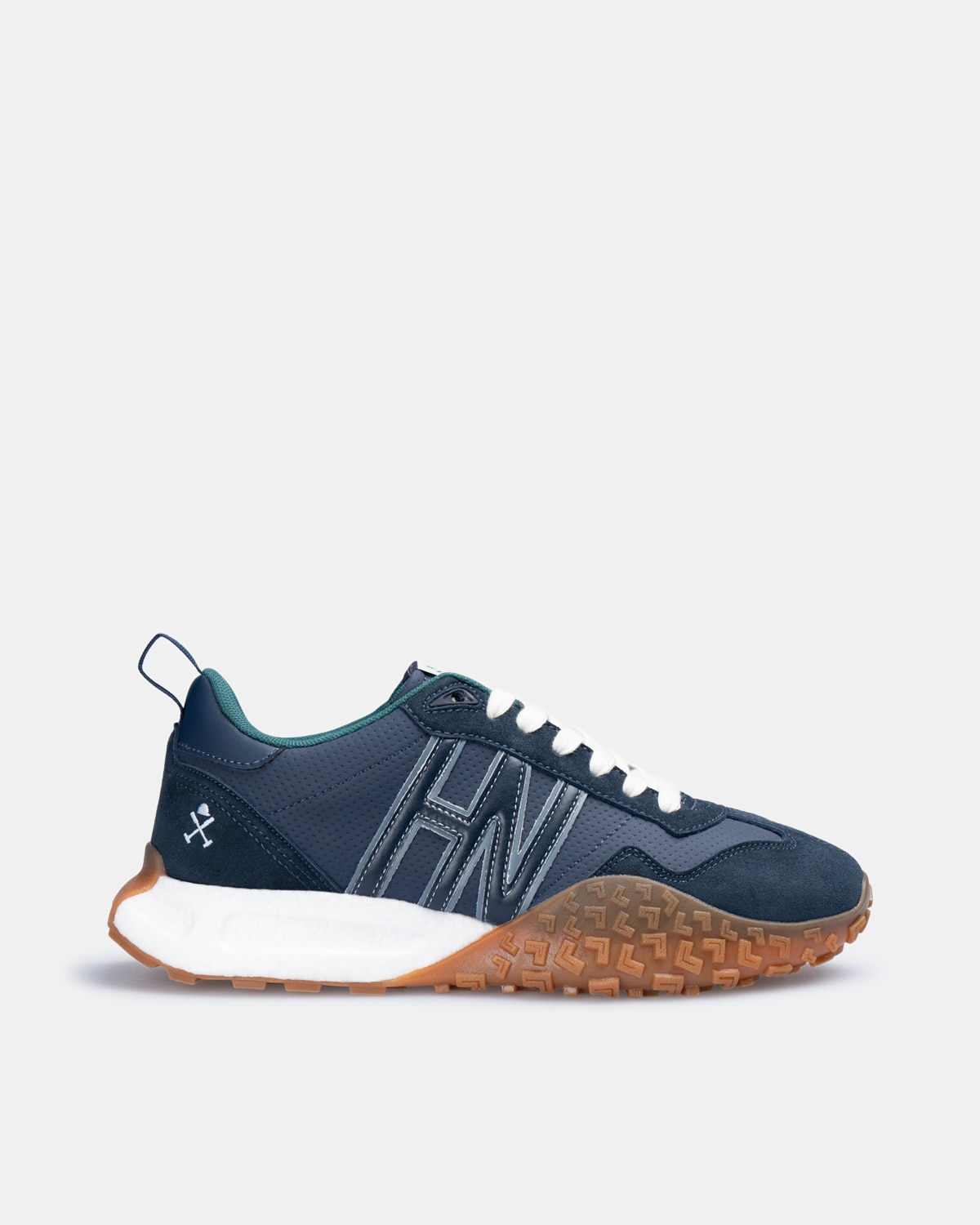 Zapatillas de vestir de hombre con cierre de cordones - Harper & Neyer - Azul marino Azul marino-1
