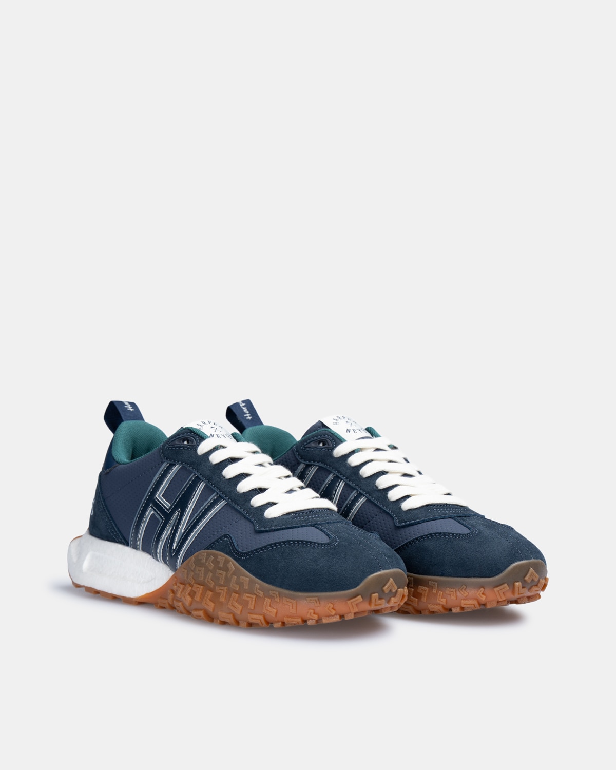Zapatillas de vestir de hombre con cierre de cordones - Harper & Neyer - Azul marino Azul marino-3