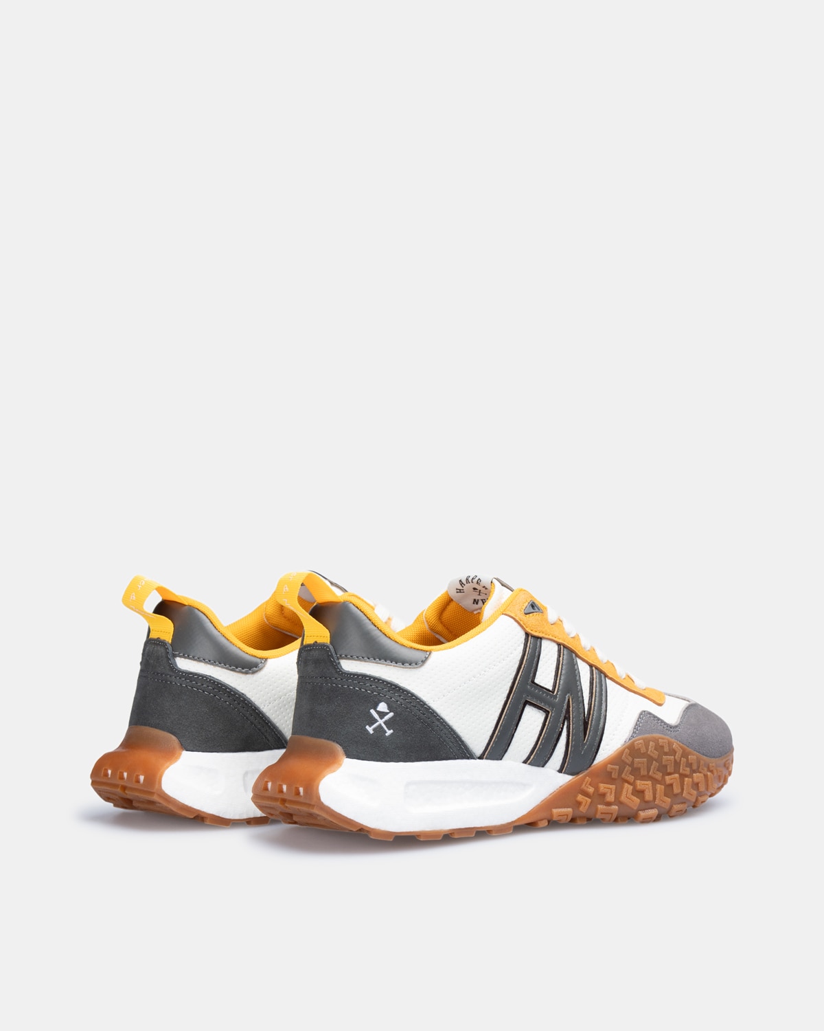 Zapatillas de vestir de hombre con cierre de cordones - Harper & Neyer - Gris Gris-2