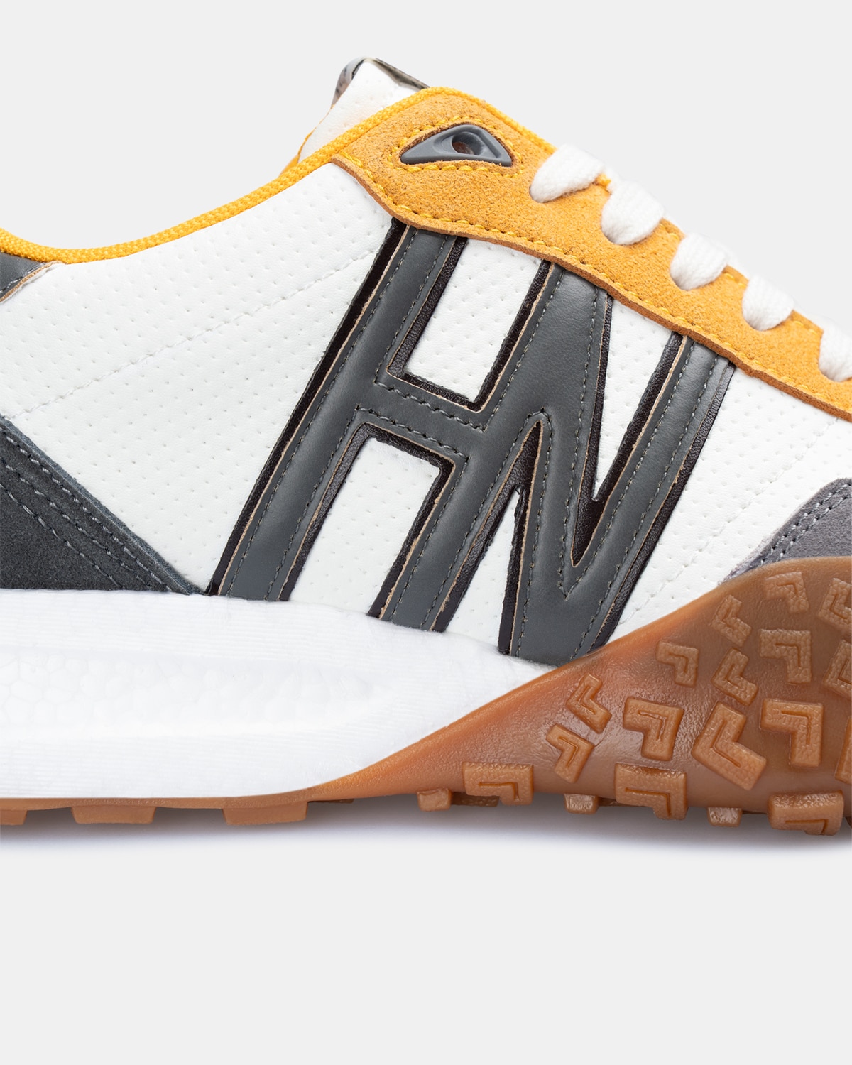 Zapatillas de vestir de hombre con cierre de cordones - Harper & Neyer - Gris Gris-5