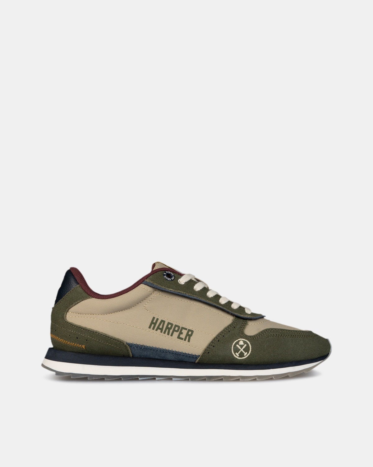 Zapatillas de vestir de hombre con cierre de cordones - Harper & Neyer - Azul marino Azul marino-1