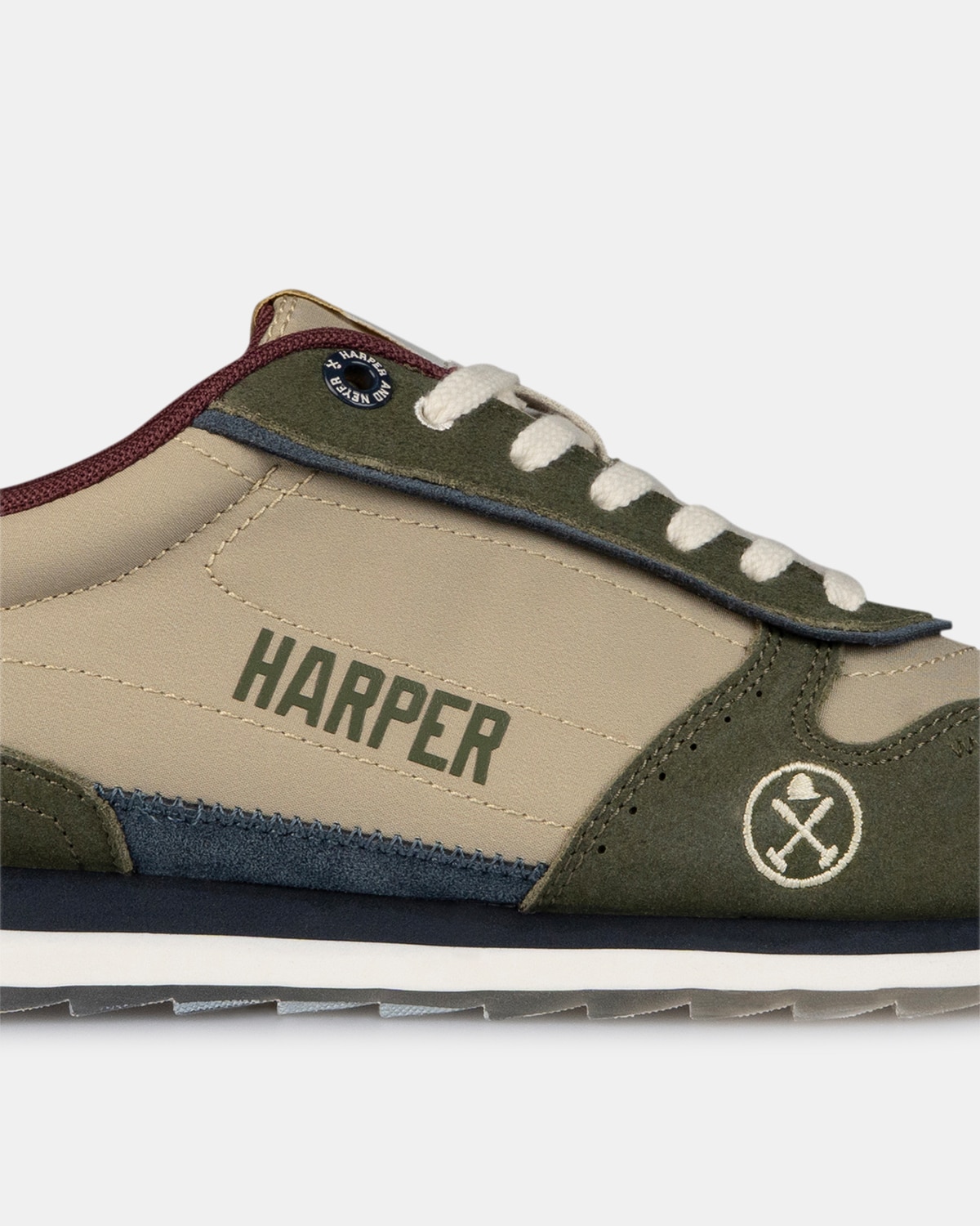 Zapatillas de vestir de hombre con cierre de cordones - Harper & Neyer - Azul marino Azul marino-5