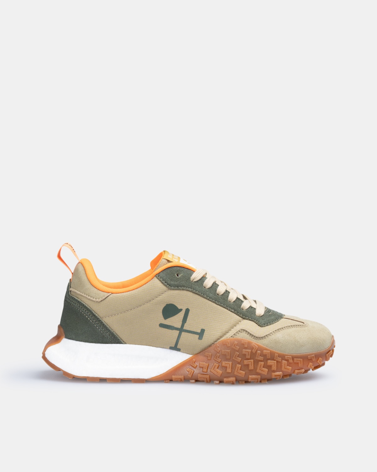 Imagen 0 de Zapatillas de vestir de hombre con cierre de cordones Verde militar