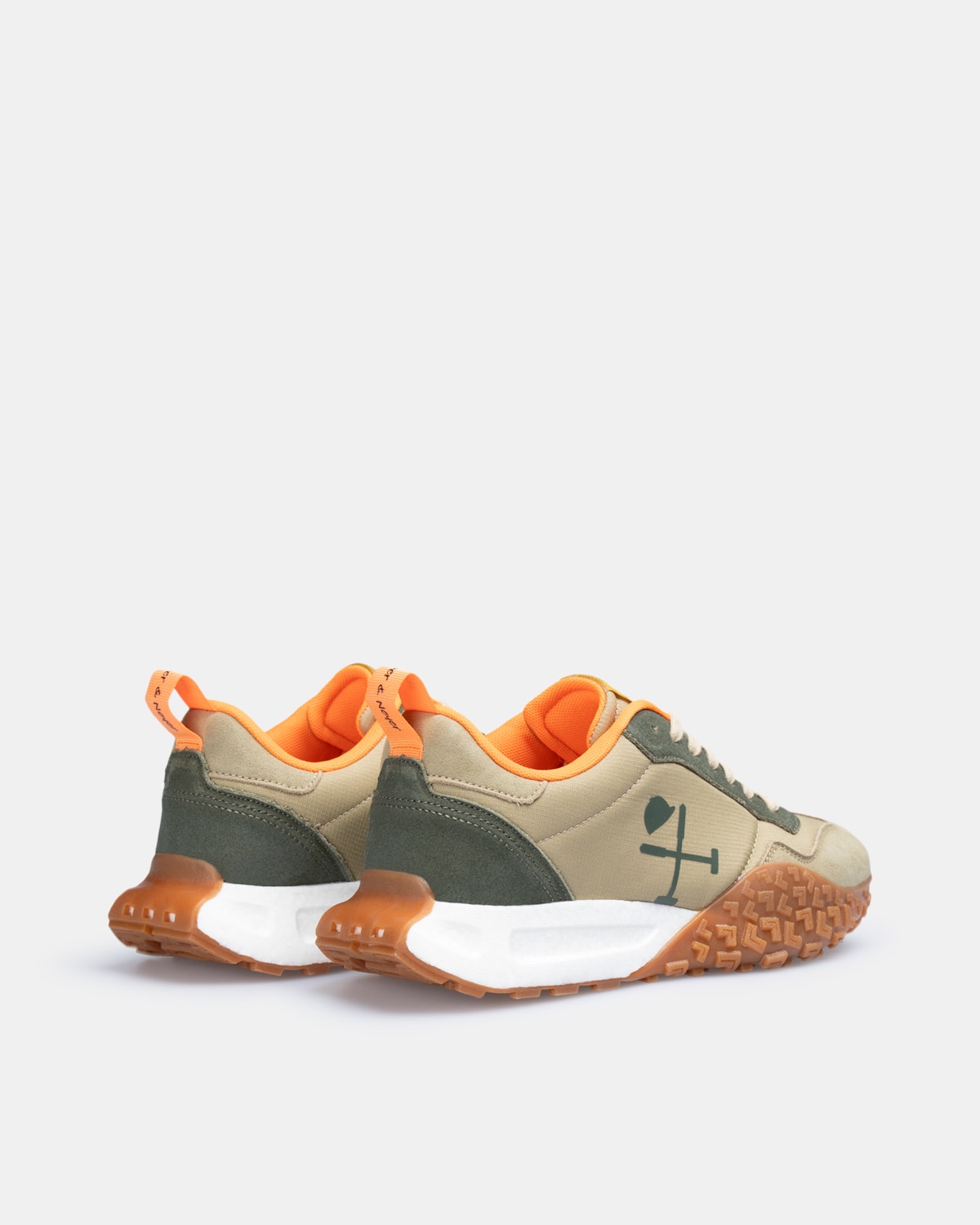Zapatillas de vestir de hombre con cierre de cordones - Harper & Neyer - Verde militar Verde militar-2