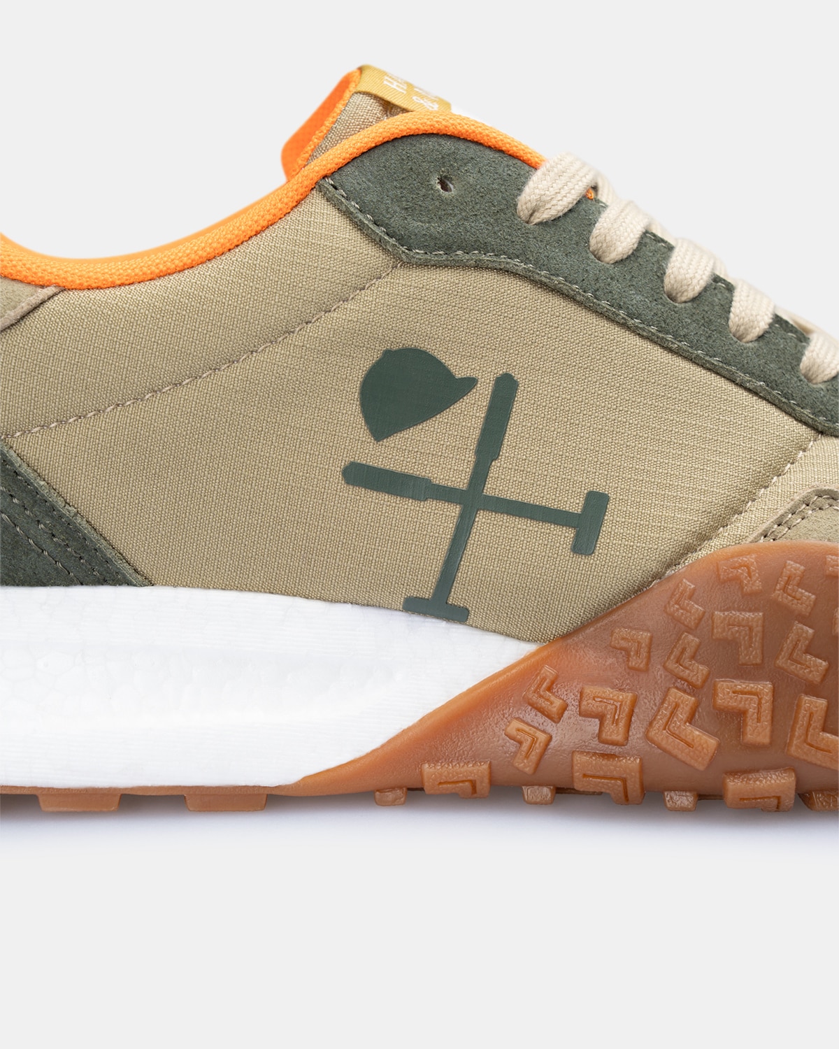 Zapatillas de vestir de hombre con cierre de cordones - Harper & Neyer - Verde militar Verde militar-5