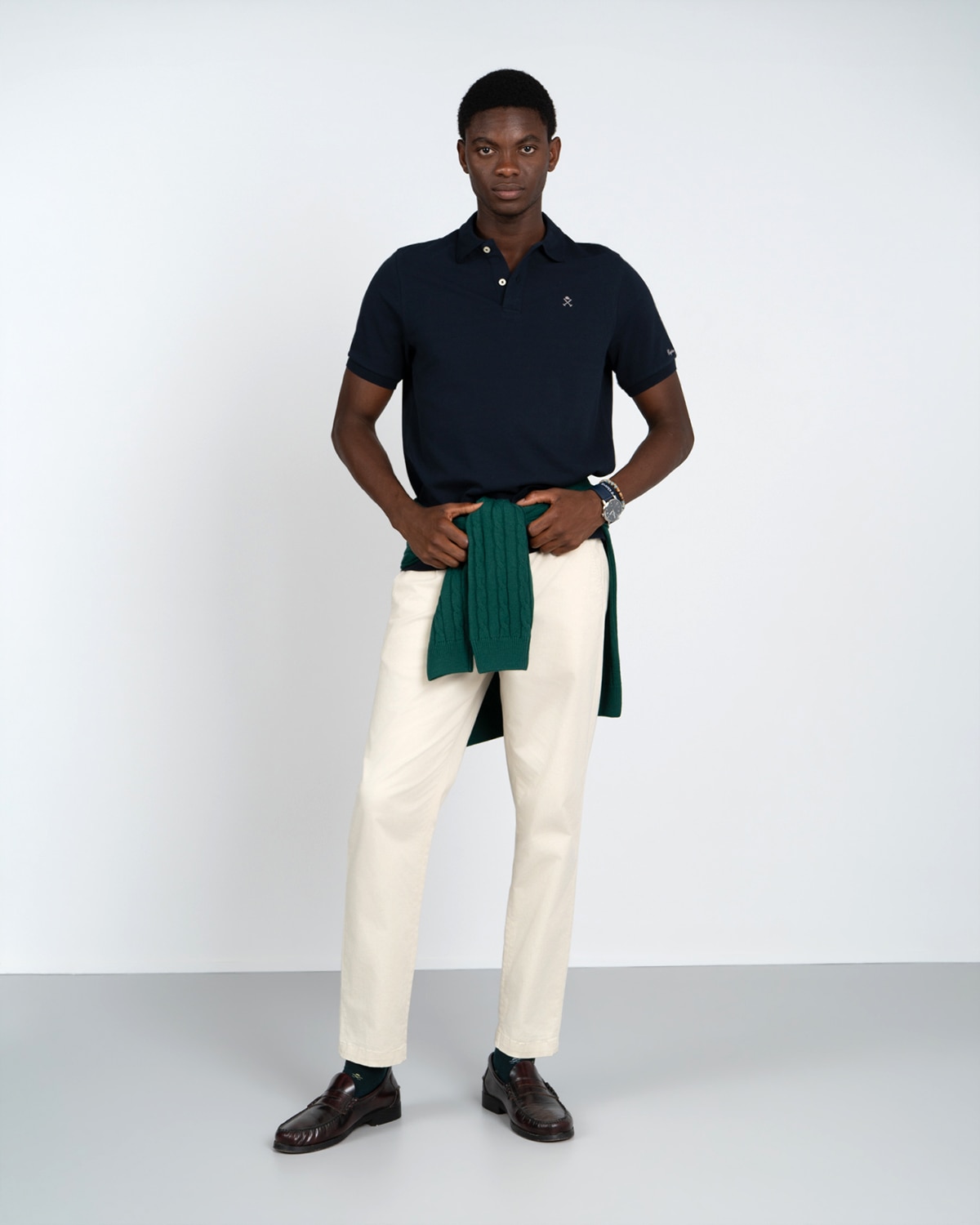 Polo icon - Harper & Neyer - Azul marino Azul marino-4
