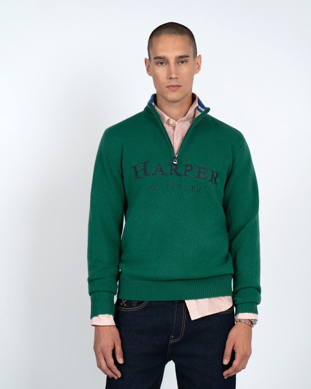 Jersey monaco - Harper & Neyer - Verde Agua Verde Agua-1