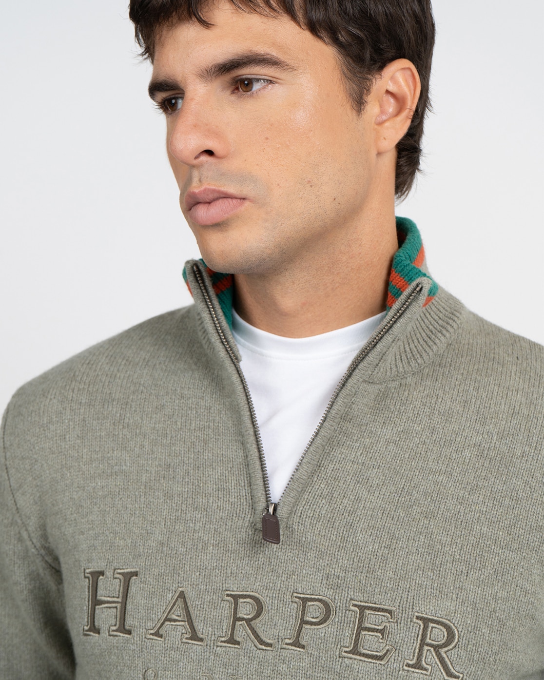 Jersey monaco - Harper & Neyer - Verde militar Verde militar-4
