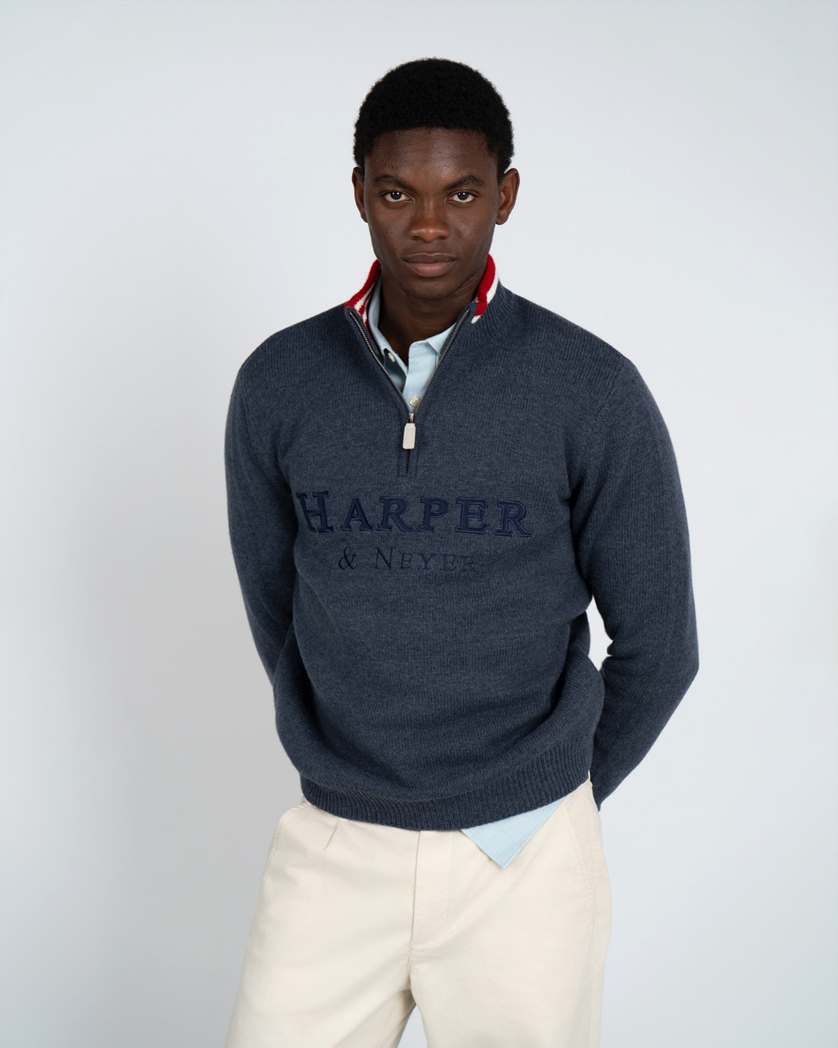 Jersey monaco - Harper & Neyer - Azul marino Azul marino-1