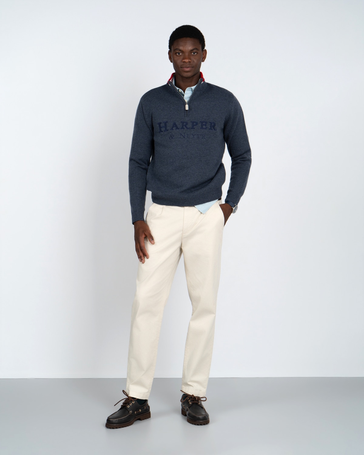 Jersey monaco - Harper & Neyer - Azul marino Azul marino-4