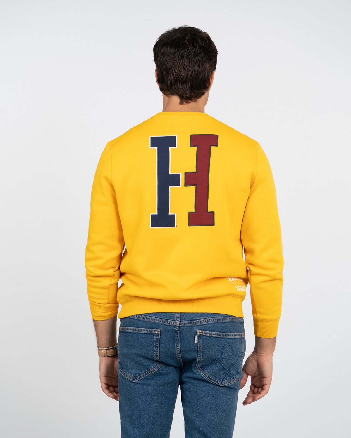 Sudadera crew-neck yale - Harper & Neyer - Amarillo Amarillo-2