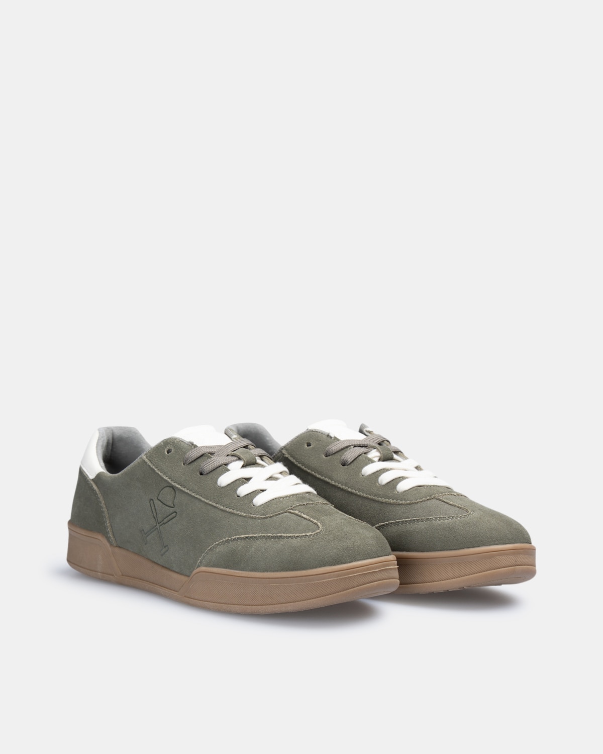 Zapatillas de vestir de hombre con cierre de cordones - Harper & Neyer - Gris Gris-3